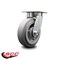 Service Caster 6 Inch Kingpinless Thermoplastic Rubber Wheel Swivel Top Plate Caster SCC SCC-KP30S620-TPRRF - alternate 6